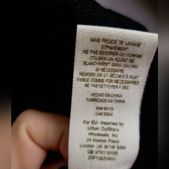 Free People Wild Thing Night Out Black Crochet Bodycon Mini Dress Size XS - Picture 9 of 9